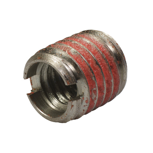Threaded insert, 7/16"-14 size, for thread reinforcement and repair in metal applications.
