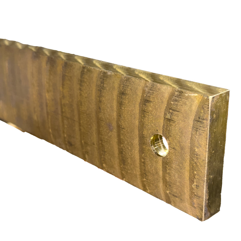 Brass brake shoe for Costasur roller coaster brakes