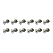 Set of 12 Costasur Roller Coaster Brake Shoe Nut and Bolt