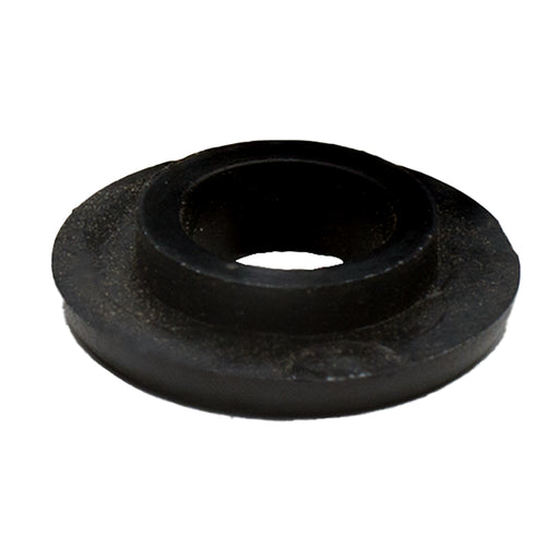 Black nylon flanged bushing .20 ID x .28 OD x .05 industrial hardware