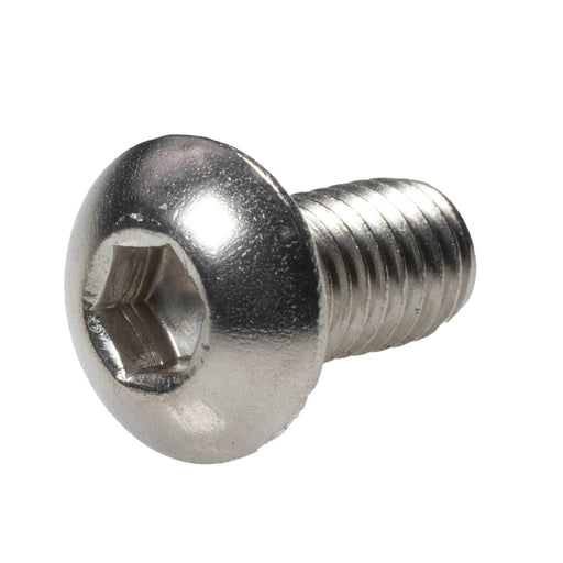 Stainless steel button head cap screw 10-32 x .38 full thread industrial hardware