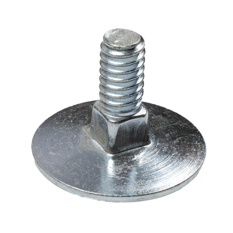 Zinc plated elevator bolt 1/4-20 x .75 in full thread flat head bolt