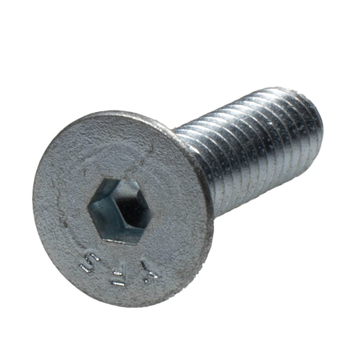 Zinc plated flat head cap screw 1/4-20 x 1 in full thread hardware