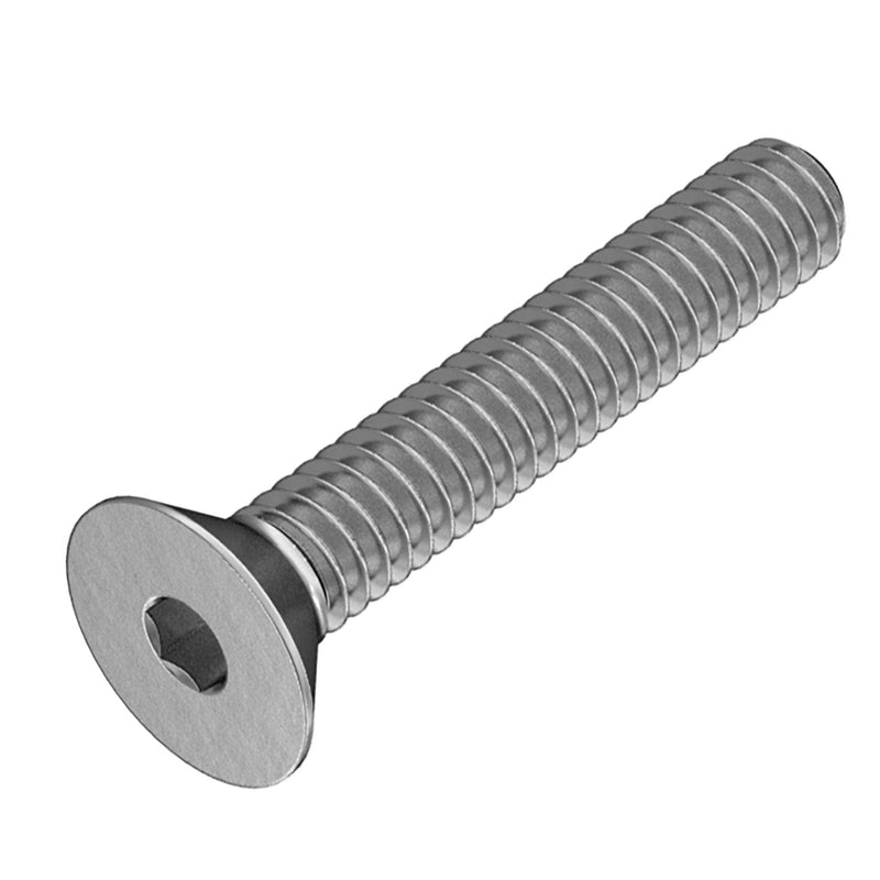 F835 zinc plated flat head cap screw 1/4-20 x 1.50 in full thread structural fastener