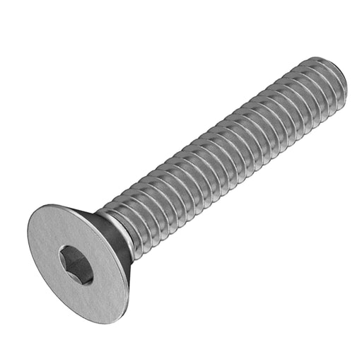 F835 zinc plated flat head cap screw 1/4-20 x 1.50 in full thread structural fastener