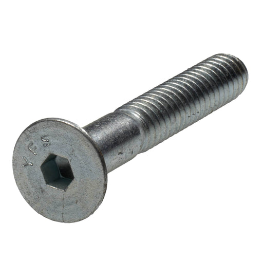 Zinc plated F835 flat head cap screw 1/4-20 x 1.75 in full thread machine hardware