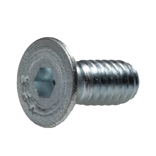 Zinc plated flat head cap screw 1/4-20 x .63 full thread machine hardware