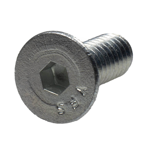 Zinc plated flat head cap screw 1/4-20 x .75 full thread structural hardware