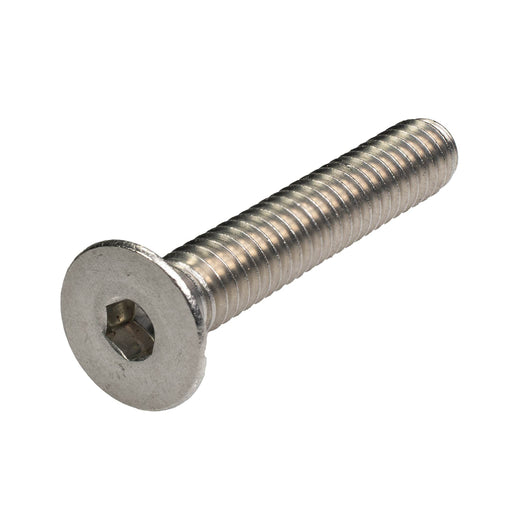 Zinc plated flat head cap screw 3/8-16 x 1.50 in full thread hardware