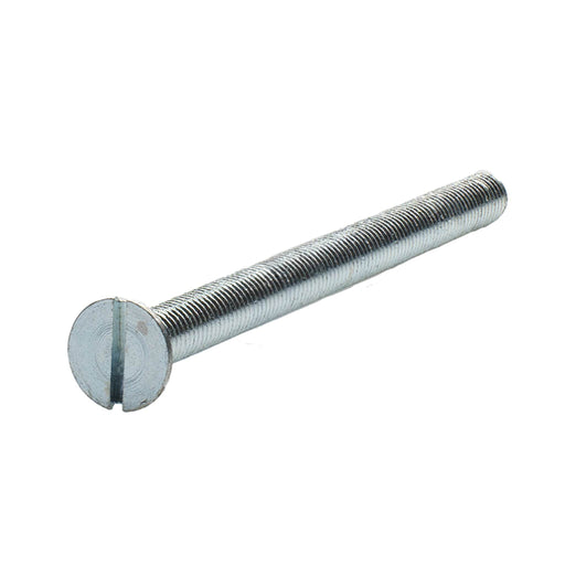 Flat head cap screw 3/8-16 x 3 in zinc plated full thread coaster fastener