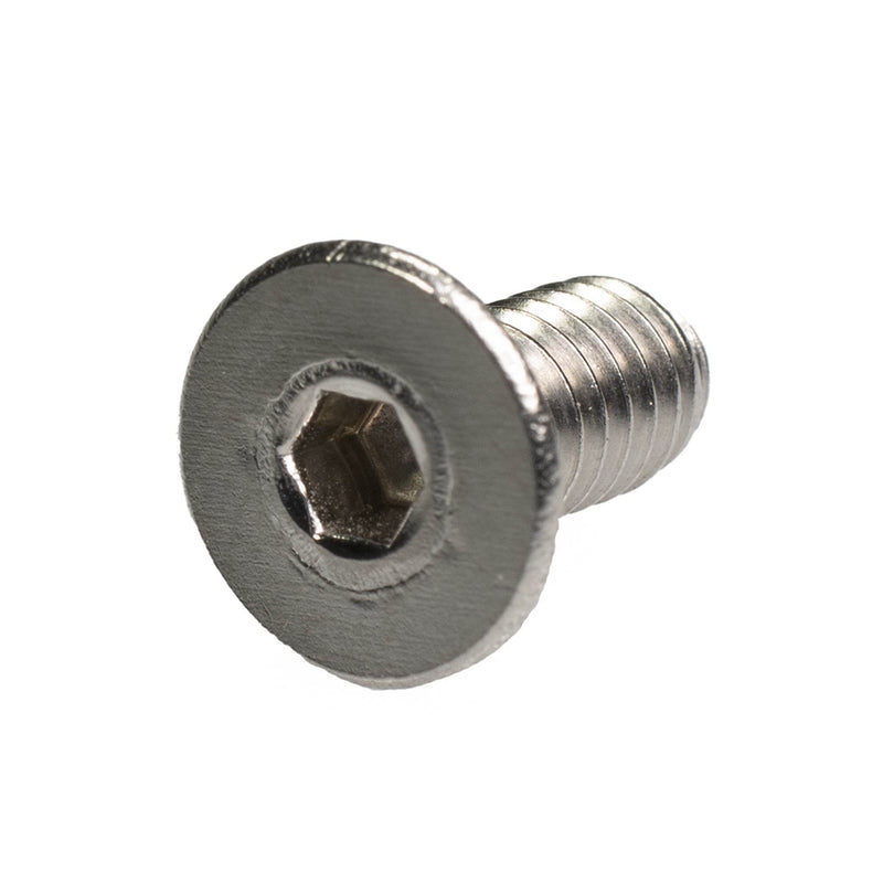 Stainless steel flat head cap screw 8-32 x .38 full thread machine hardware