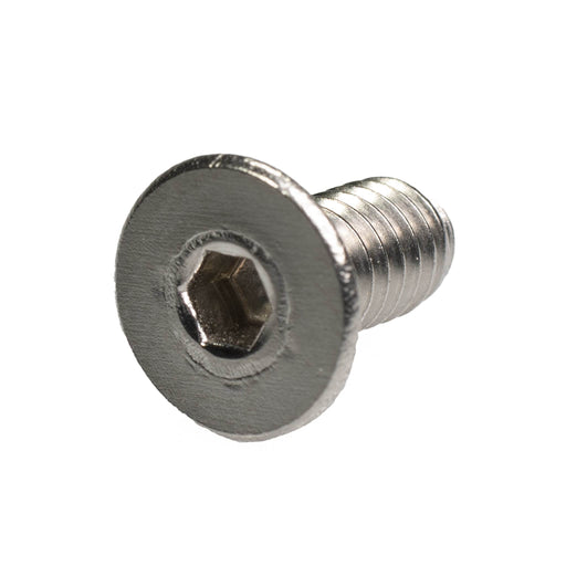 Stainless steel flat head cap screw 8-32 x .38 full thread machine hardware