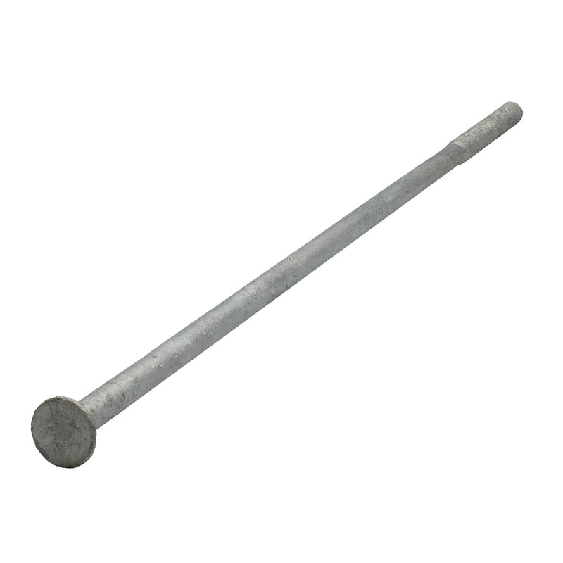 Flat head machine screw 3/8-16 x 15.00 hot dip galvanized PT (box of 150)