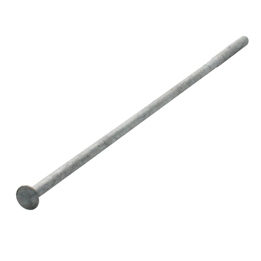 Hot-dip galvanized flat head machine screw 3/8-16 x 16 in partial thread hardware bolt pack