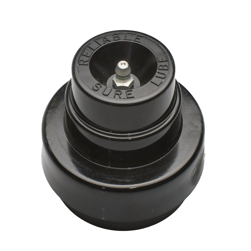 Grease cap with grease zerk fitting industrial maintenance hardware