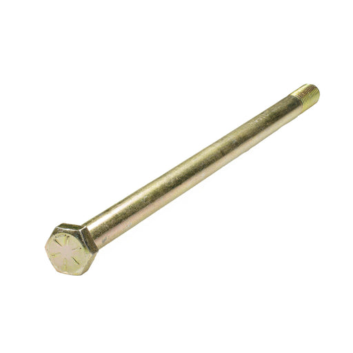 Grade 8 yellow zinc hex head cap screw, 1/2"-13 x 10.50", partially threaded for heavy-duty fastening.