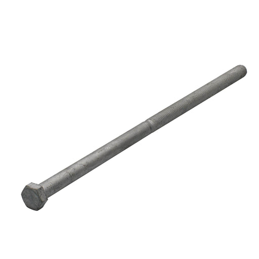 A307 heavy hex cap screw 1/2-13 x 12 in, hot-dip galvanized partial thread fastener