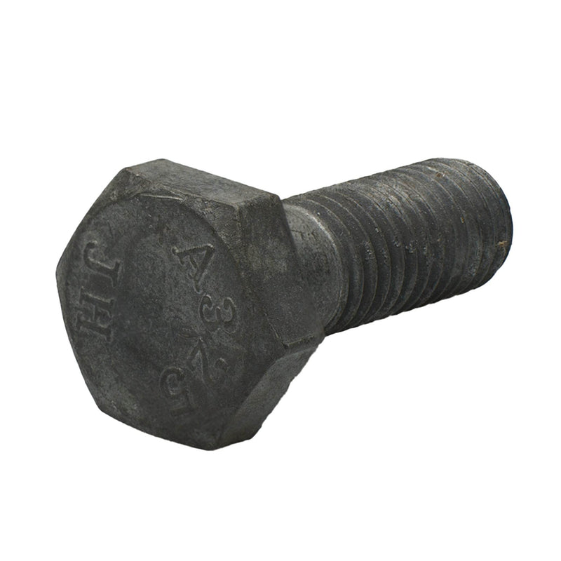 A325 heavy hex cap screw 1/2-13 x 1.50 in, hot-dip galvanized partial thread fastener