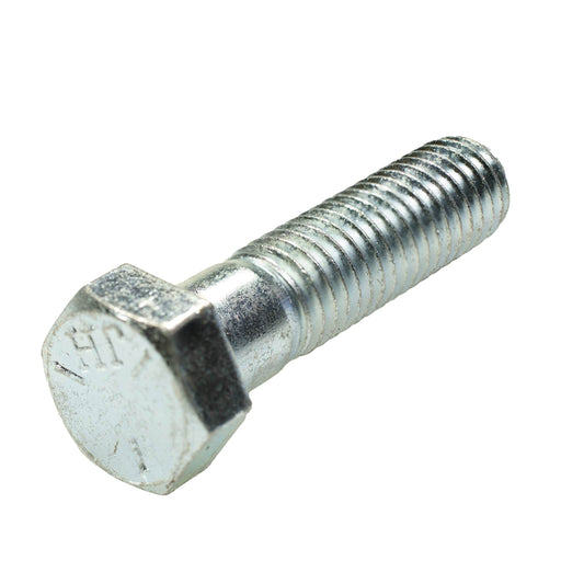 Grade 5 zinc plated heavy hex cap screw 1/2-13 x 2 in partial thread bolt
