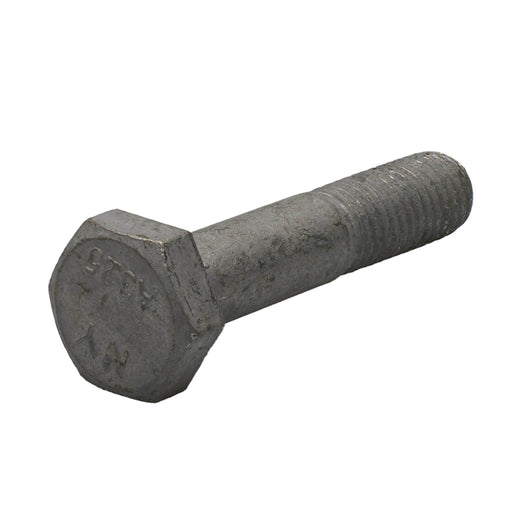 A325 heavy hex cap screw 1/2-13 x 2.50 in, hot-dip galvanized partial thread hardware