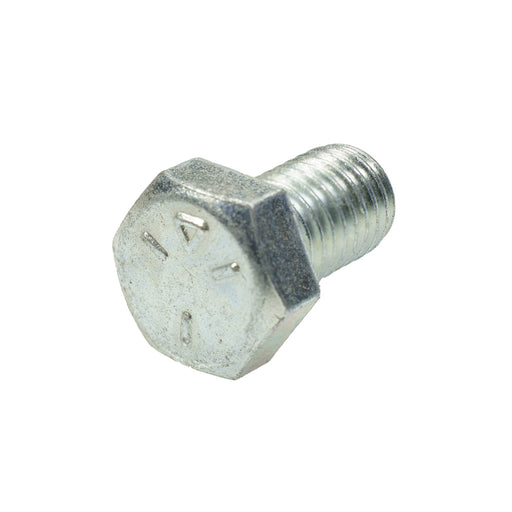 Grade 5 zinc-plated hex head cap screw, 1/2"-13 x 0.88", fully threaded for durable industrial fastening.