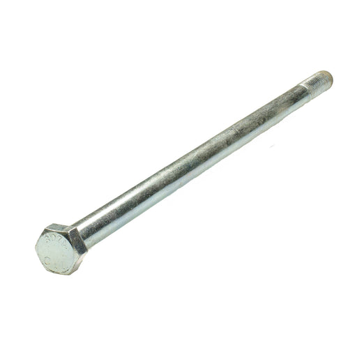 Grade 8 yellow zinc hex head cap screw, 1/2"-13 thread, for heavy-duty industrial fastening.