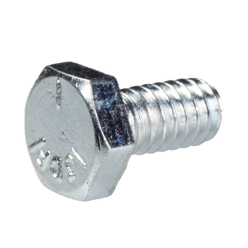 Grade 5 zinc plated heavy hex cap screw 1/4-20 x .50 in full thread hardware bolt
