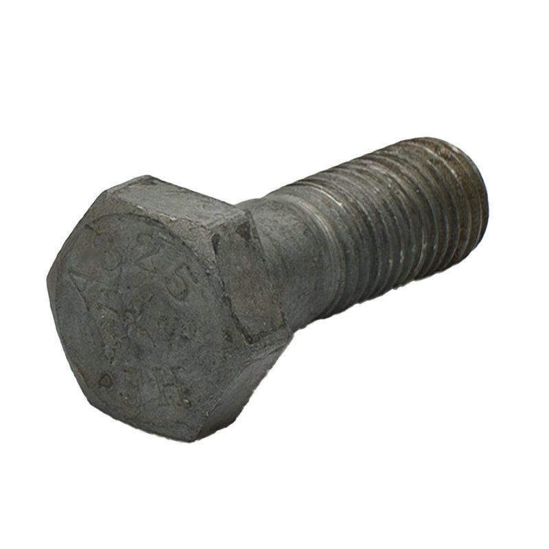 A325 hot-dip galvanized hex head cap screw, 3/4"-10 x 2.25", for high-strength structural fastening.