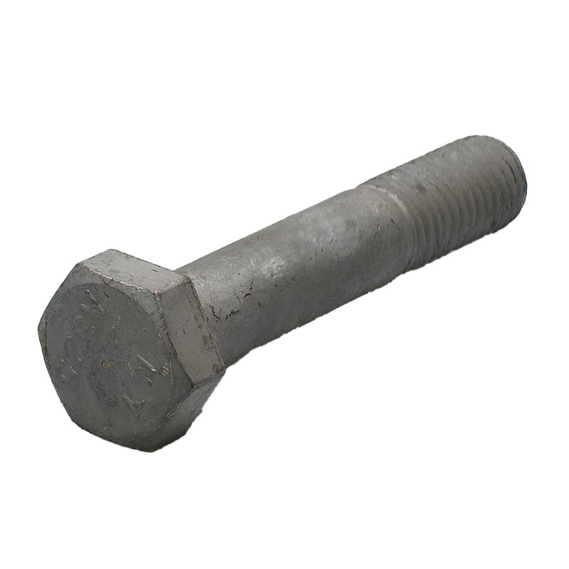 Hex head cap screw 5/8-11 x 5.50 A307 hot dip galvanized PT bolt