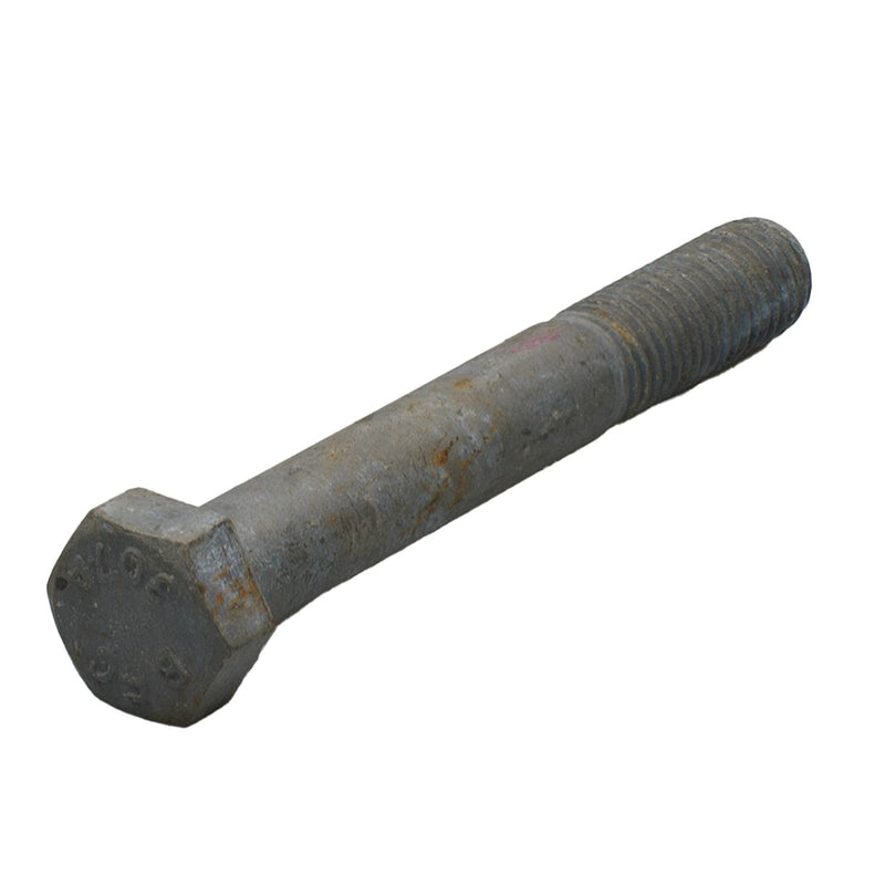 A307 hot-dip galvanized hex head cap screw, 3/4"-10 x 5.50", partially threaded for structural and outdoor fastening.