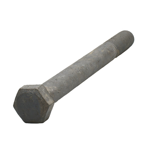 A307 heavy hex cap screw 3/4-10 x 8 in hot-dip galvanized 2 in thread hardware fastener