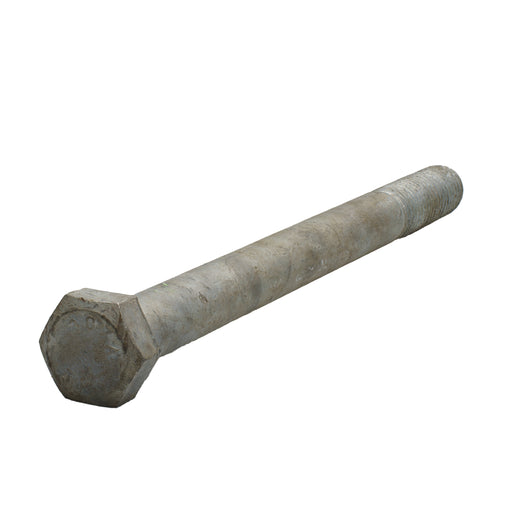 A307 heavy hex cap screw 3/4-10 x 9 in hot-dip galvanized 2 in thread structural fastener