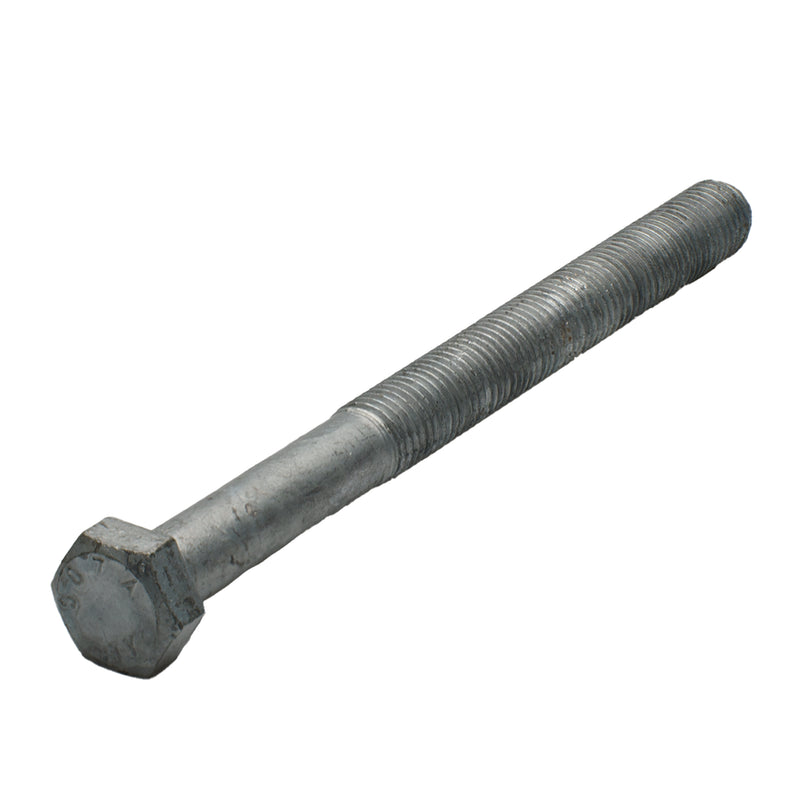 A307 heavy hex cap screw 3/4-10 x 9 in hot-dip galvanized partial thread hardware bolt