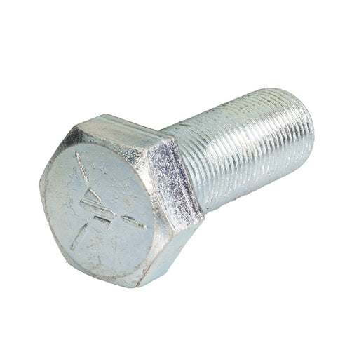 Grade 5 zinc plated heavy hex cap screw 3/4-16 x 2 in full thread bolt
