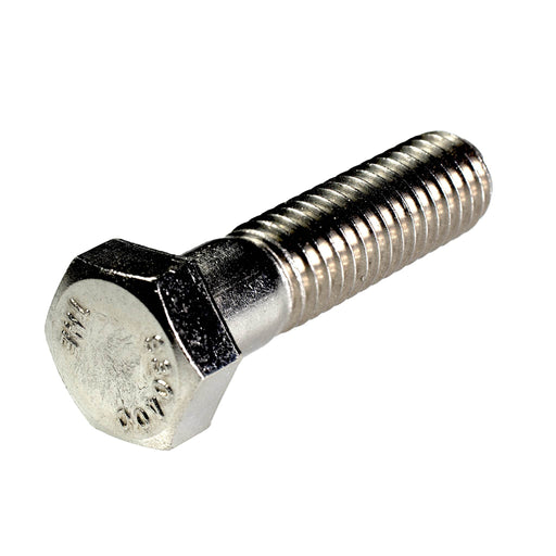 Stainless steel heavy hex cap screw 3/8-16 x 1.50 in partial thread structural fastener