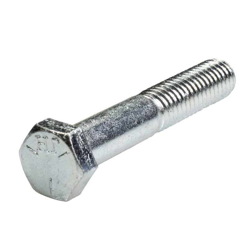 Grade 5 zinc heavy hex cap screw 3/8-16 x 2.25 in partial thread coaster fastener