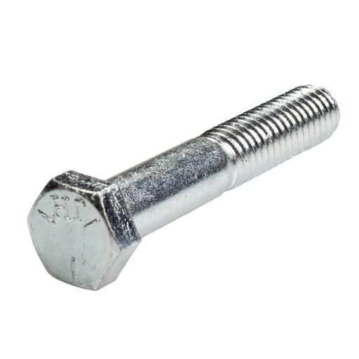 Grade 5 zinc heavy hex cap screw 3/8-16 x 2.25 in partial thread coaster fastener