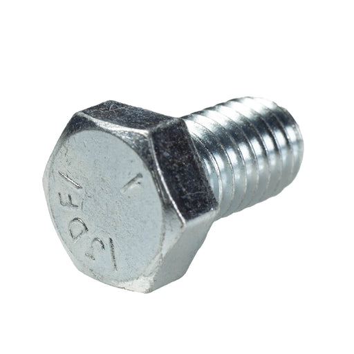 Grade 5 zinc plated heavy hex cap screw 3/8-16 x .63 in full thread hardware