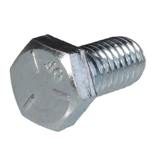 Grade 5 zinc plated heavy hex cap screw 3/8-16 x .75 in full thread machine fastener