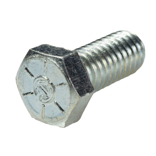 Grade 5 zinc heavy hex cap screw 3/8-16 x .88 in full thread coaster hardware