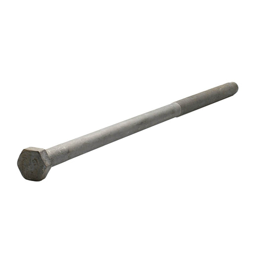 A307 heavy hex cap screw 5/8-11 thread, 16 in length, hot-dip galvanized partial thread