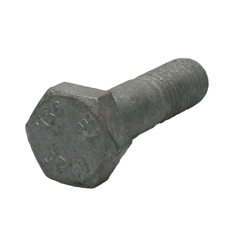 A325 hot-dip galvanized heavy hex cap screw 5/8-11 thread, 2.50 in length