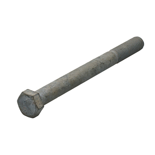 A307 heavy hex cap screw 5/8-11 x 7 in hot-dip galvanized 2 in thread hardware fastener