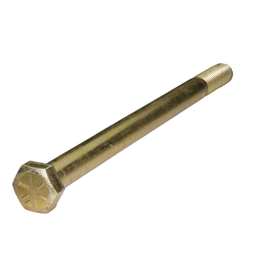 Grade 8 yellow zinc heavy hex cap screw 5/8-11 x 9.50 in partial thread fastener