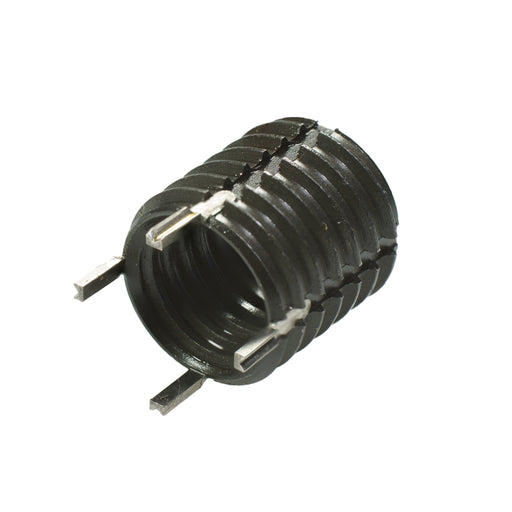 Grade 8 zinc-plated key-locking thread insert, 1/2"-13 size, for high-strength thread repair and reinforcement.