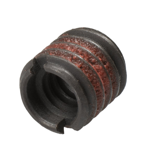 Carbon steel solid insert 1/4-20 x 3/8-16 for mechanical hardware assemblies