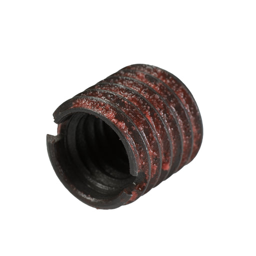 Carbon steel solid insert 3/8-16 x 1/2-13 for mechanical assemblies