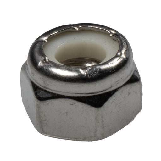 Stainless steel nylon insert locknut 1/4-20 thread corrosion resistant fastener