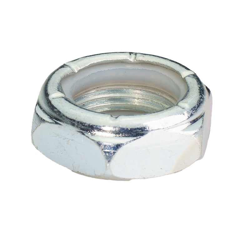 Thin nylon insert locknut 3/4-16 grade 5 zinc plated secure nut