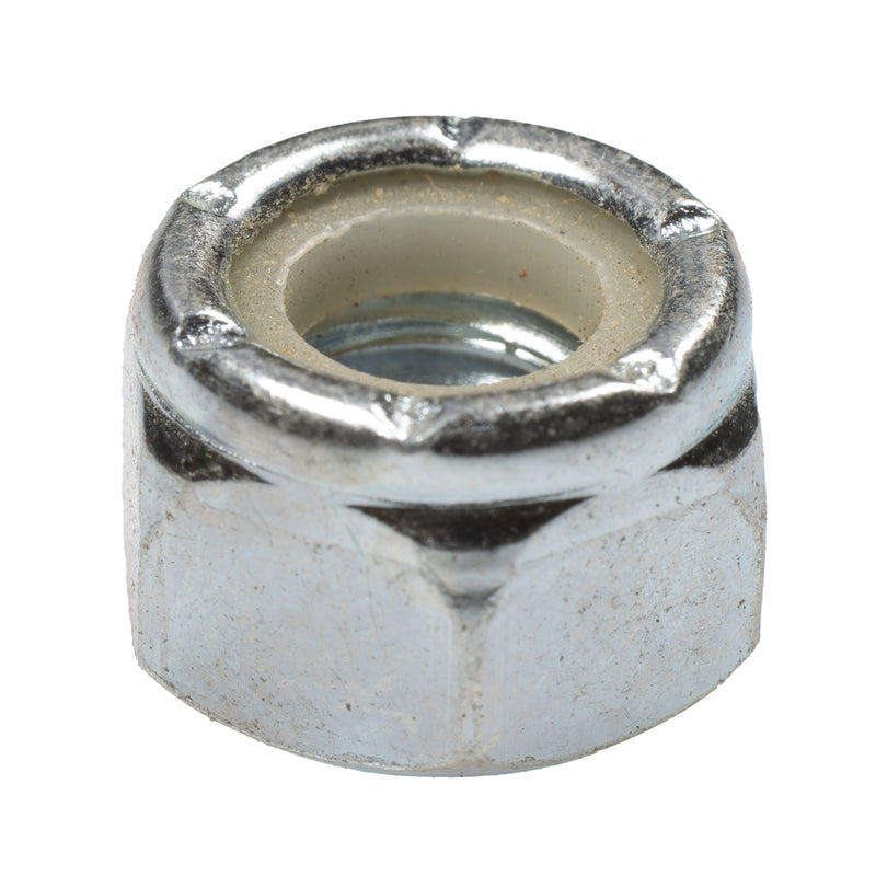 Zinc plated grade 5 nylon insert locknut 5/16-18 thread industrial fastener